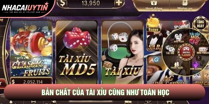 Bản chất của tài xỉu cũng như toán học Bản chất của tài xỉu cũng như toán học