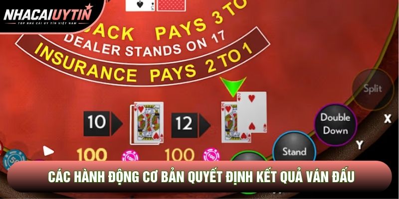 Các hành động cơ bản quyết định kết quả ván đấu Các hành động cơ bản quyết định kết quả ván đấu