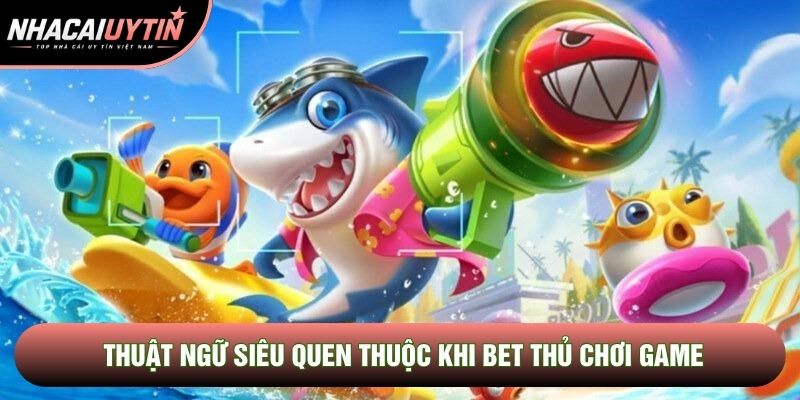 Thuật ngữ siêu quen thuộc khi bet thủ chơi game Thuật ngữ siêu quen thuộc khi bet thủ chơi game